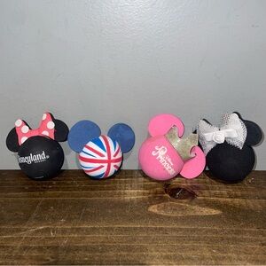 Disney Parks  Mouse Polka Dot Ears Antenna Toppers bundle all have been used